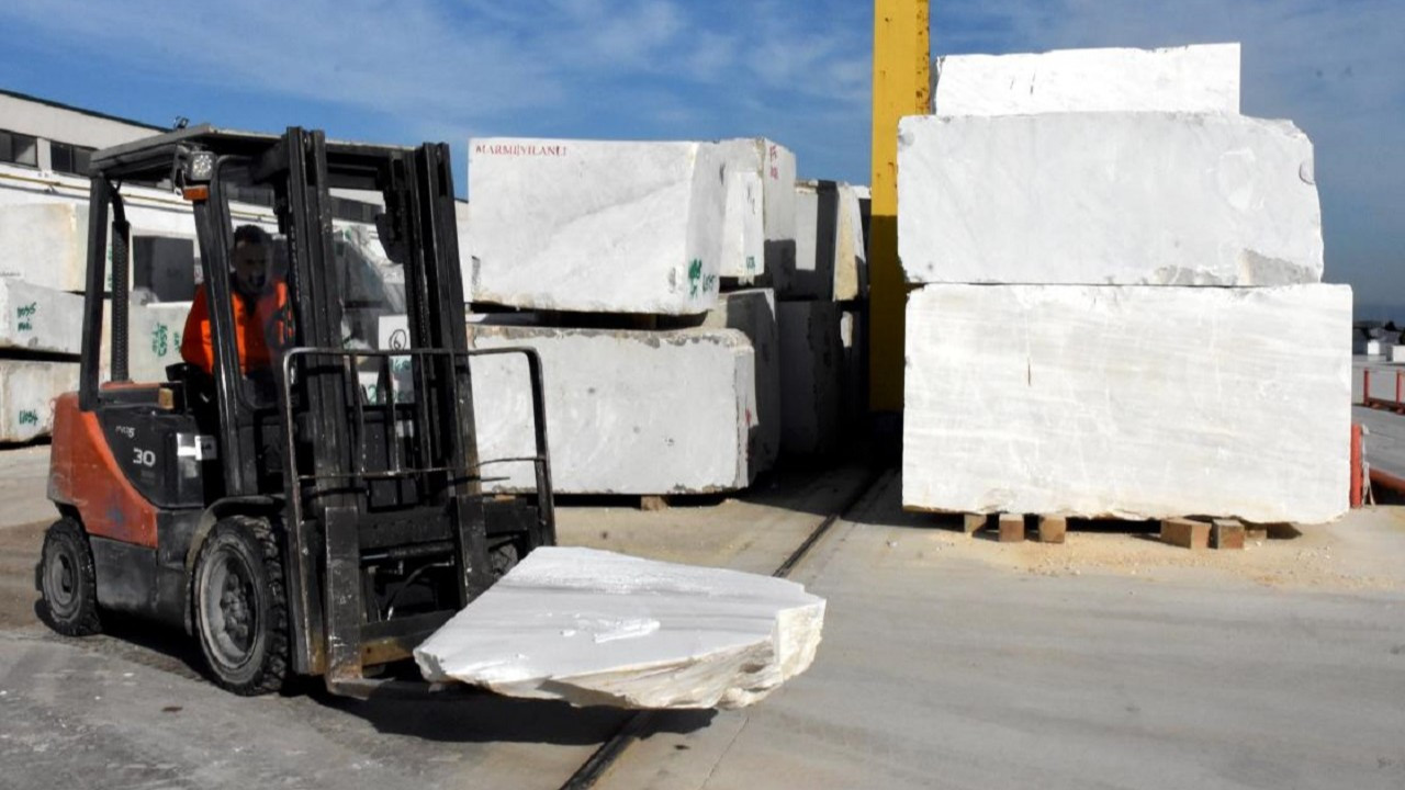 Türkiye'nin blok mermer ihracatı 1,3 milyar dolara çıktı