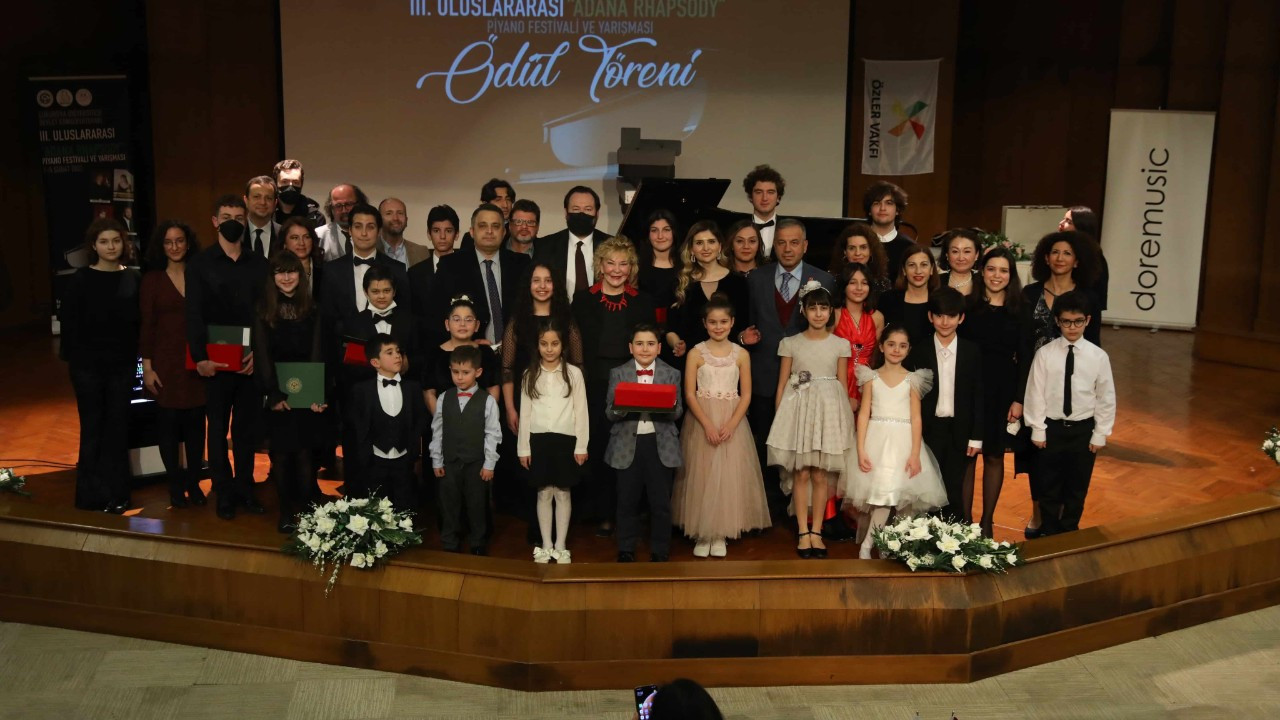 ÇÜ Uluslararası Adana Rhapsody Piyano Festivali ve Yarışması tamamlandı