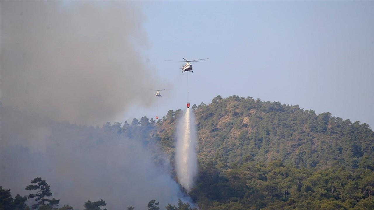 Tarım ve Orman Bakanı Kirişci: (Marmaris'teki orman yangını) Büyük ölçüde yangın kontrol altına alındı diyebiliriz