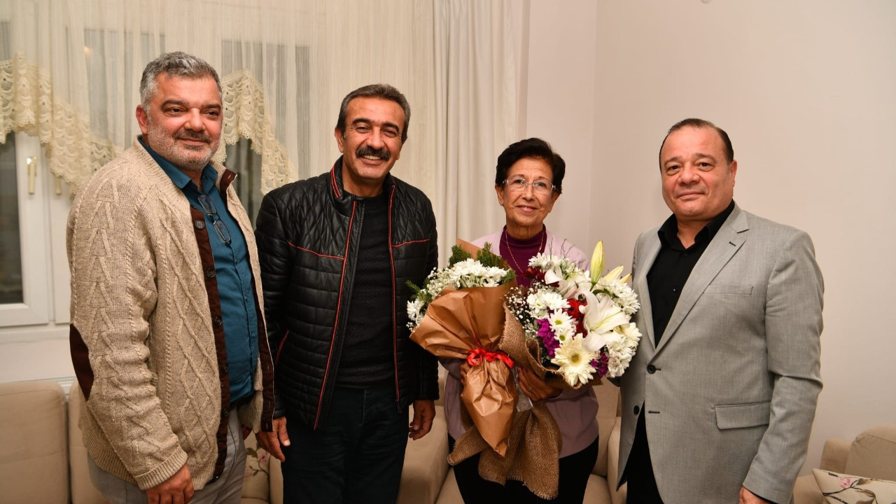 Başkan Çetin'den öğretmenine ziyaret