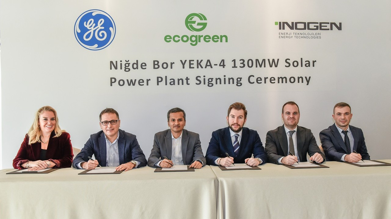 GE ve Ecogreen Energy, Türkiye'de güneş enerjisi projesi hayata geçirecek